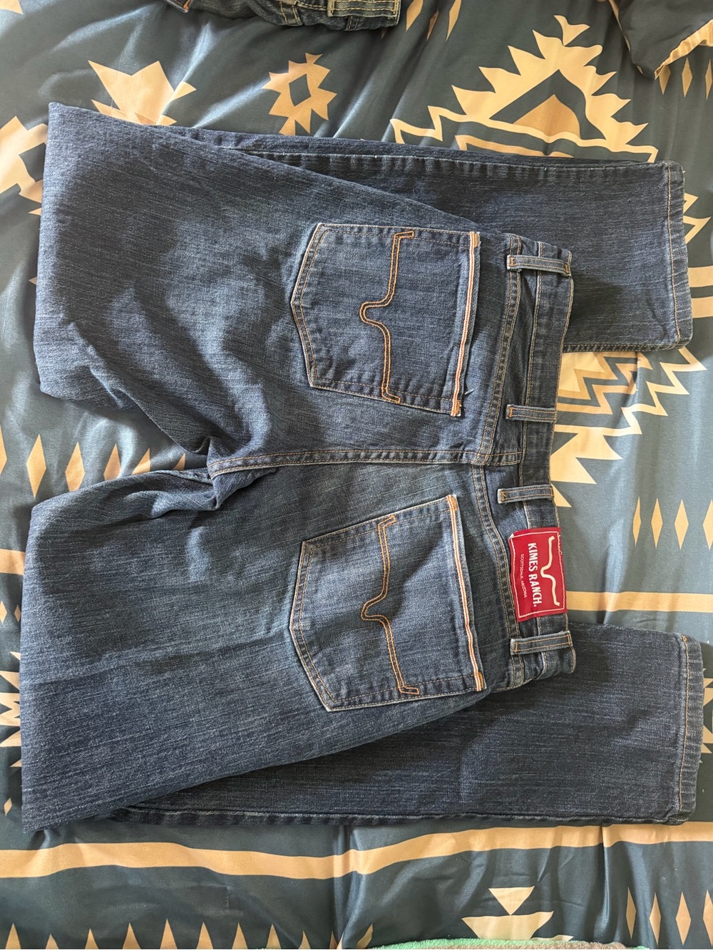 Kimes Ranch Men's Dark Blue Straight Jeans